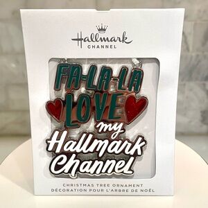 Hallmark‎ Channel Fa La La Love Metal Hallmark Ornament